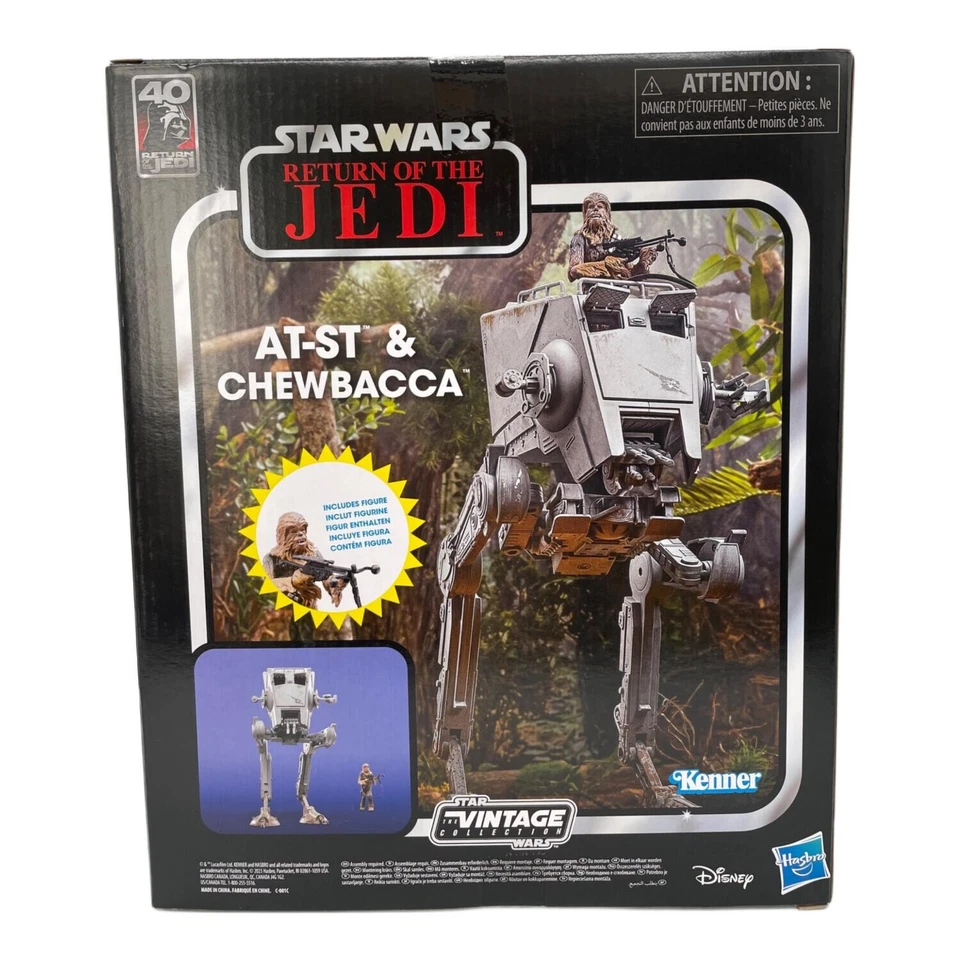 Kenner Star Wars Vintage Collection AT-ST & Chewbacca Figure Set Mint Condition - Image 4 of 4