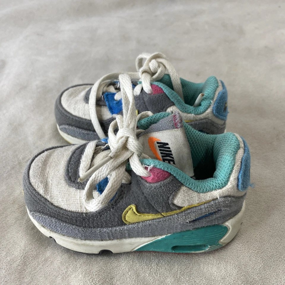 Nike Air Max Sprung Niño Pequeño Talla 5C Multicolor Atlético Cuero Zapatos Tenis Foto 4 de 4