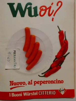 WURSTEL CITTERIO 1987 ADVERTISING ADVERTISING WERBUNG CLIPPING ADVERTISEMENTS