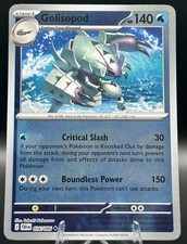 Golisopod 026/086 Uncommon Chaos Rising Pokemon TCG Reverse Holo Near Mint
