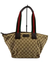 GUCCI Tote Bag GG Canvas Canvas BRW