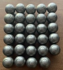 brushed nickel cabinet knobs w/ decorative swirl design lot of 29