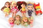 1960's 70's MATTEL 8 Liddle KIDDLES Vintage dressed MCM retro collectible dolls