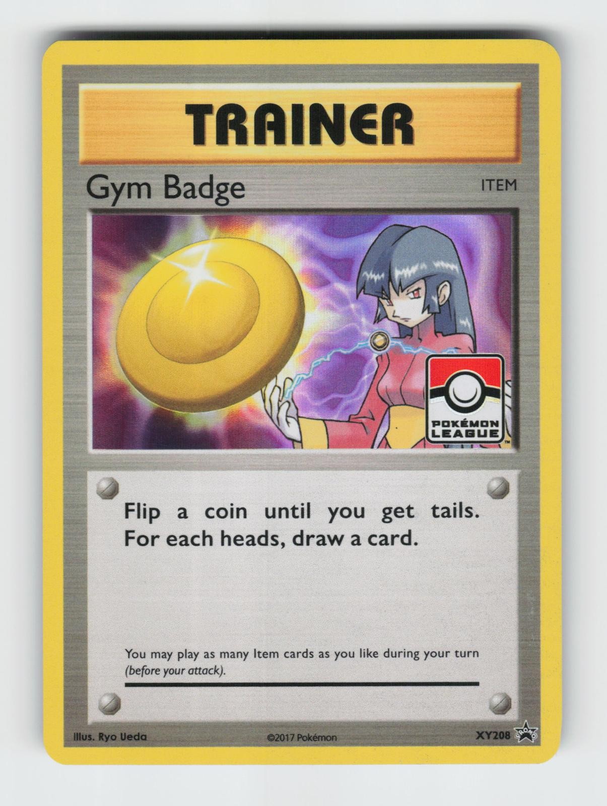 Gym Badge (Sabrina) XY208 Holo Promo XY Promo Pokemon Lightly Played