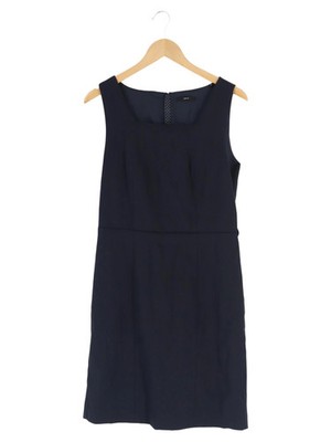 Zero Damen Etuikleid Gr. 38/M Blau Elegant Business Bleistiftkleid