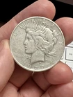1927-D $1 Peace Silver Dollar Coin Better Date AUCTION