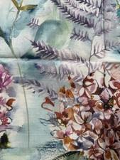 Voyage Maison Watercolour Style 100% Designer Cotton Fabric remnant 52x72cm