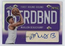2021 Leaf Metal First Round Bound Purple Rainbow 1/30 MarJon Beauchamp Auto 0a6