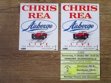 Chris Rea Tickets Konzertkarte 17.10.1991 Auberge Tour Hannover Eilenriedehalle