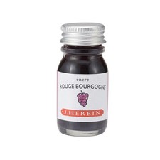 Herbin Traditional Ink L, 10Ml, Burgundy Red, Hb11528, Dye Ink For Fountain Pens
