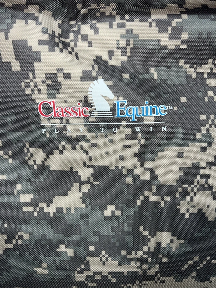 Nueva bolsa de heno clásica de camuflaje equino plegable con alimentador #FAF09CA HH-37 Foto 2 de 4