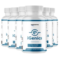 iGenics Eye & Vision Health Natural Formula Supplement - I Genics - 6 Bottles