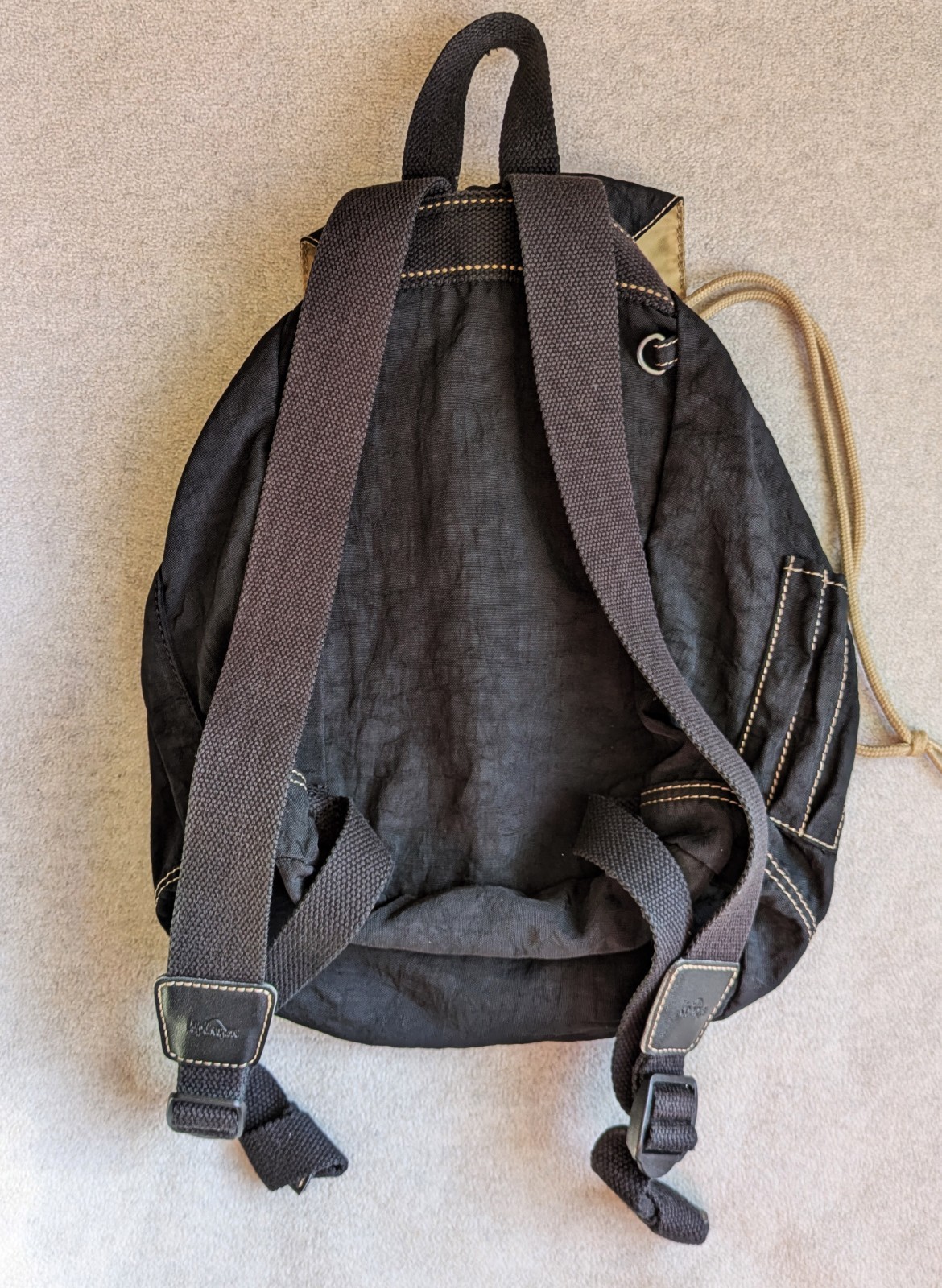 Black, Medium Kipling backpack with a monkey - image 2