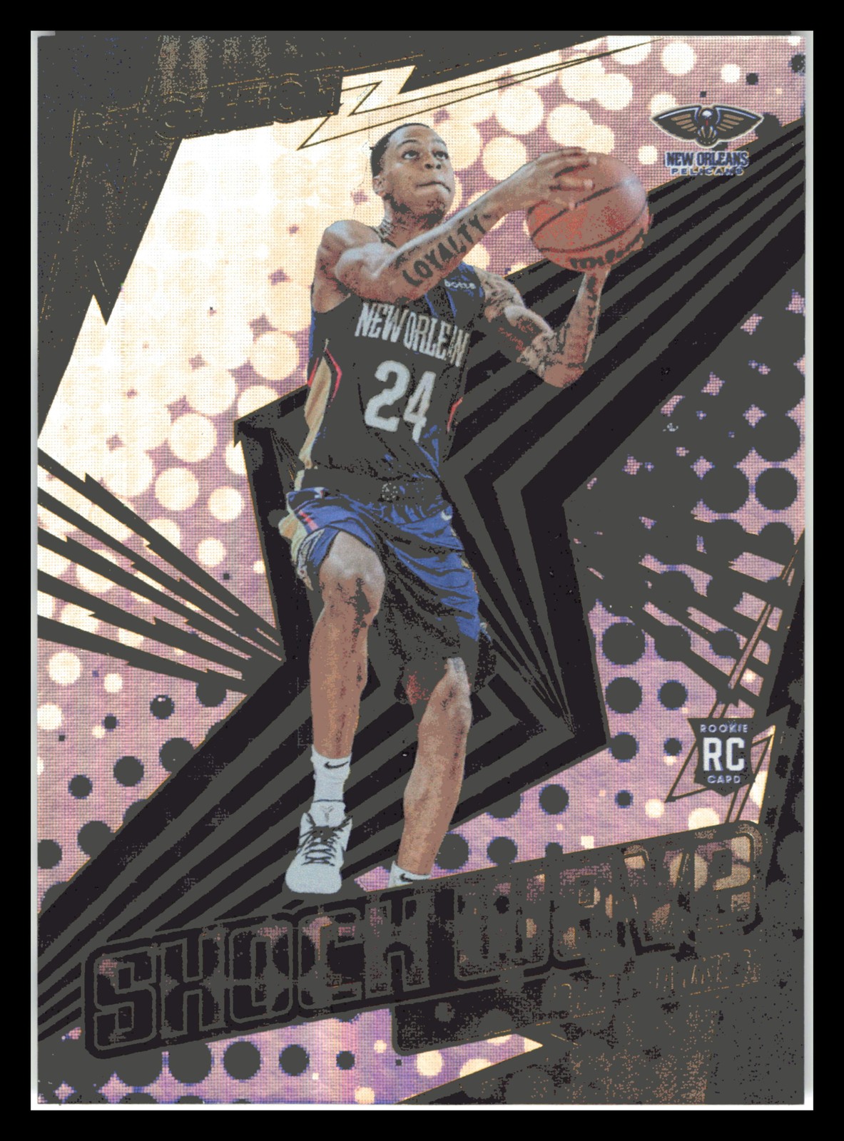 2023-24 Panini Revolution #19 Jordan Hawkins Shock Wave