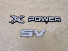 MG�ROVER X POWER SV CHROME BADGE TAILGATE EMBLEM LOGO 