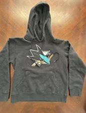NHL Black Hoodie with Logo boy size M  TRUONG 9