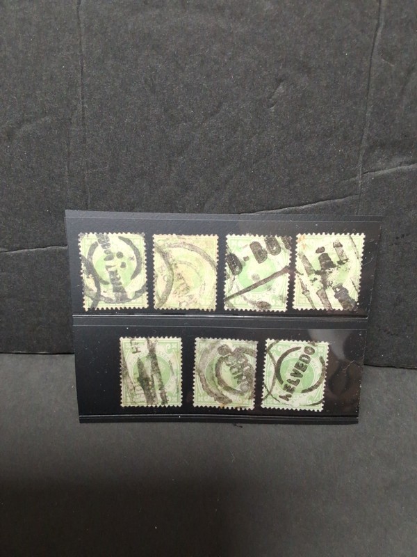 (7) Great Britain #122 Used Cancels SCV $647