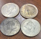 4 1964 Kennedy Silver Half Dollars