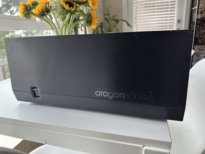Aragon 8008X3 3-Channel Power Amplifier 200W High-Current Tested Working
