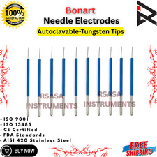 Bonart T4 Fine Wire Electrode for ART-E1 Electrosurgery Tungsten Tips New CE