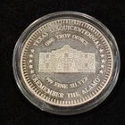 1986 REMEMBER THE ALAMO Texas Sesquicentennial 1 oz .999 Fine Silver Round