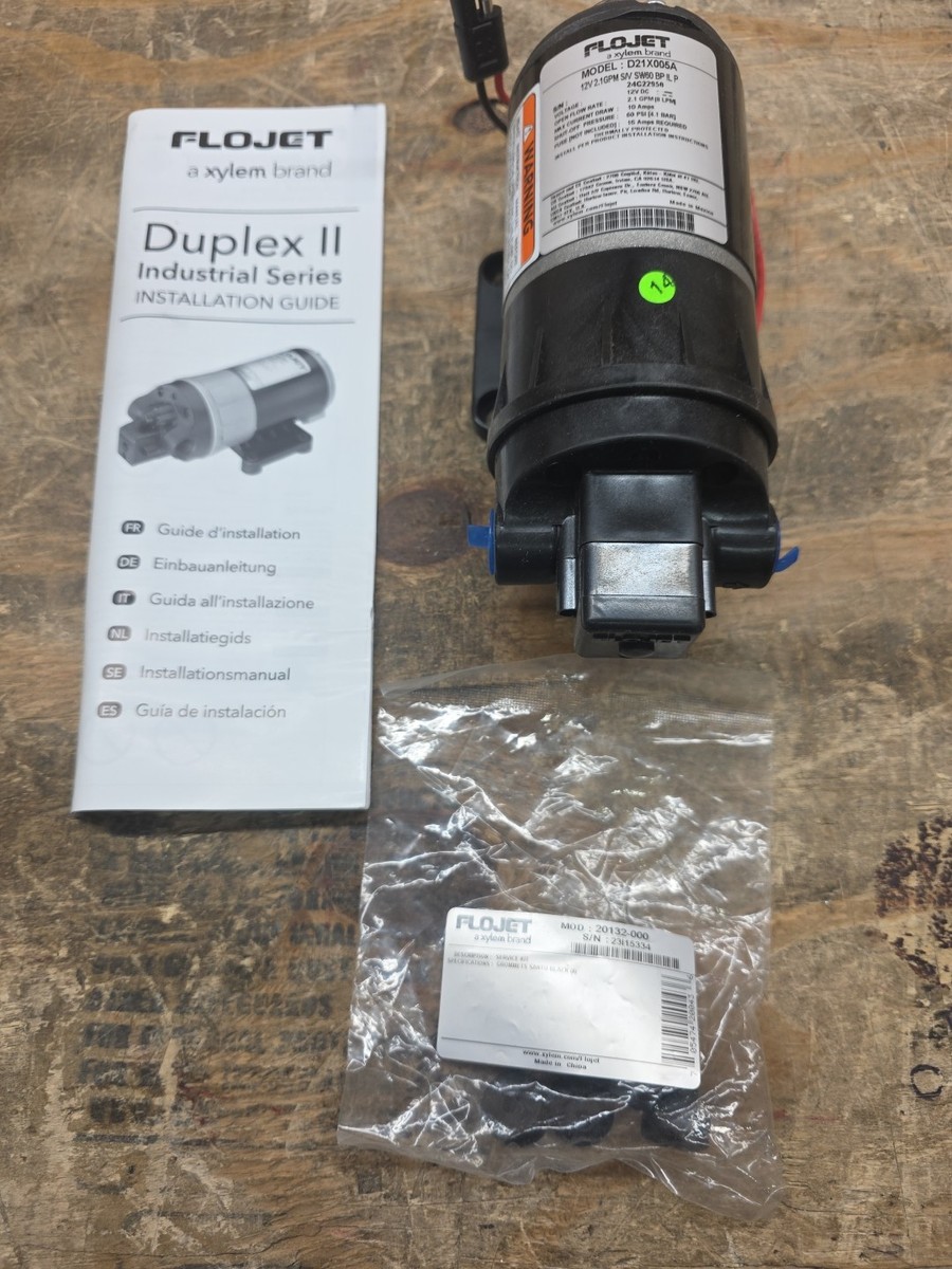 Flojet Agricultural Sprayer Pump,3/8 NPT,2.1GPM D21X005A