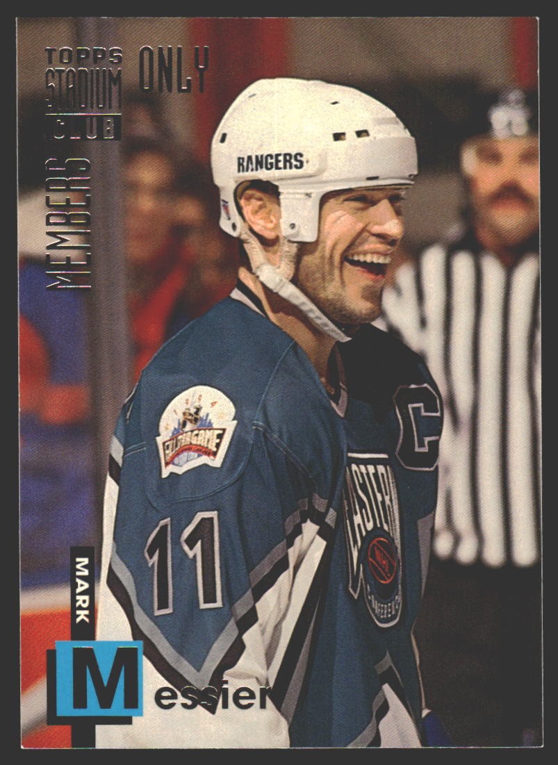 Mark Messier #27 1994-95 Stadium Club Members Only 50 New York Rangers