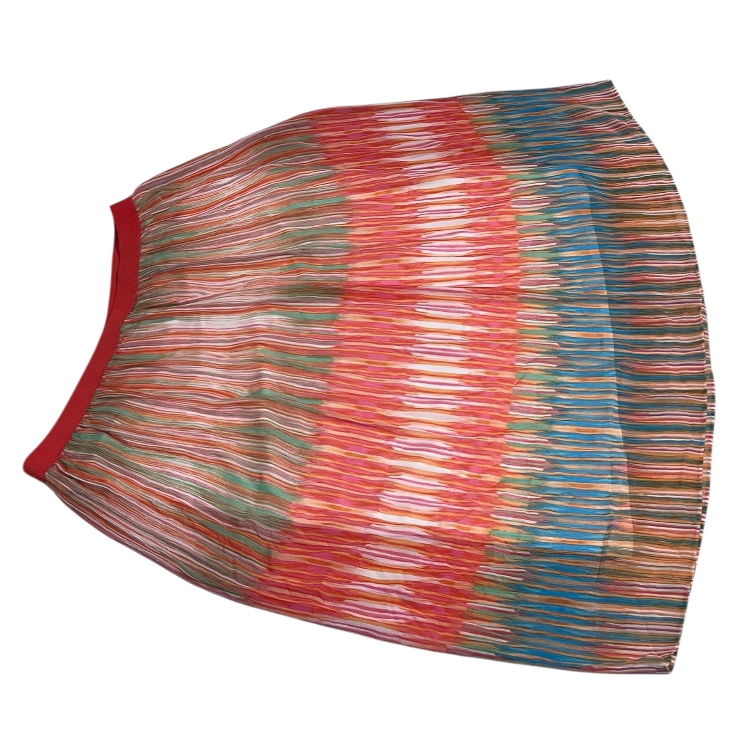 Ruby Road Plus Size 18 Rainbow Stripe Pleated Mid… - image 8