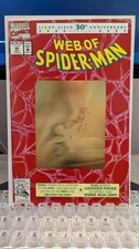 Web Of Spider-Man #90 KEY Red Cover 30th Ann. w/2099 Poster