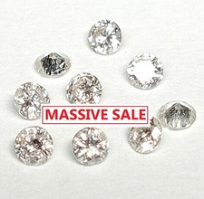 1 x Real Diamond 1.17mm to 1.90mm Brilliant-Cut, SI to I3,  Colour F to N, D8