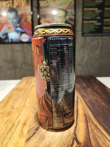 Monster Energy Java Russian - Super Rare - Full Can - Great - Collectable