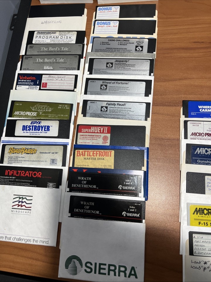 Commodore 128 Personal Computer 1571 Disk Drive Over 35 Games Jordan ...