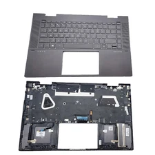 New For HP ENVY X360 15M-ES 15-EU 15M-EU Palmrest+Backlit US Keyboard M45489-001