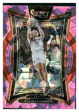 Makayla Timpson Pink Ice Prizm - 2025 Panini Select WNBA #87 Indiana Fever RC NM