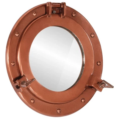 Vidaxx Wandspiegel Bullauge ø30 cm Aluminium und Glas - Bild 1 von 3