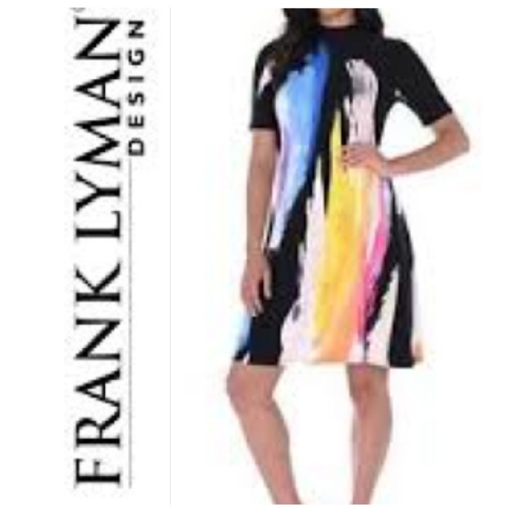 frank lyman dresses fall 2017 FRANK LYMAN 228174 DOUBLE RUFFLE HEM SLVS DRESS main image 1