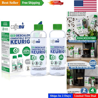 #ad Environmentally Friendly Descaling Solution for All Coffee Machines 4 Uses $29.69