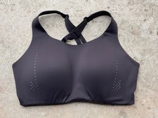 Lululemon AirSupport Sports Bra Womens 38DD Black High Support Crossback Running