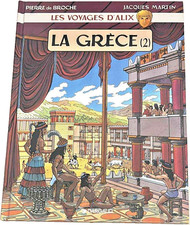 BD LES VOYAGES D'ALIX T.5 LA GRECE  (2) J. MARTIN / de BROCHE DARGAUD EO neuf