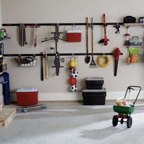 Rubbermaid FastTrack Garage Rail Sistema di organizzazione di stoccaggio - Foto 3 di 3