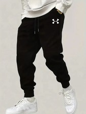 Mens Gym Trousers Sport Pants Armour Slim Fit Training Joggers Bottoms Running