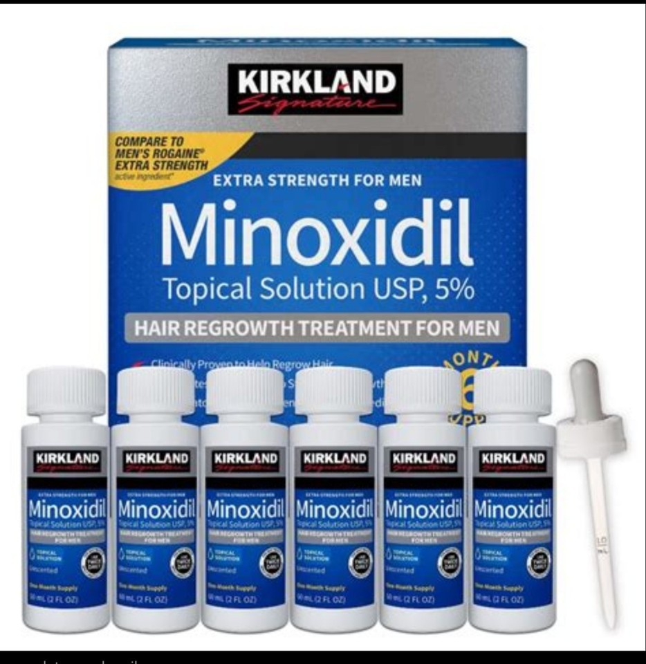 Kirkland Minoxidil 5% Hair Regrowth /Xtra Strength  6 Month Supply-EXP-2027