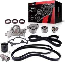 Engine Timing Belt Kit Water Pump Kits Compatible with Toyota Camry, Highlander,