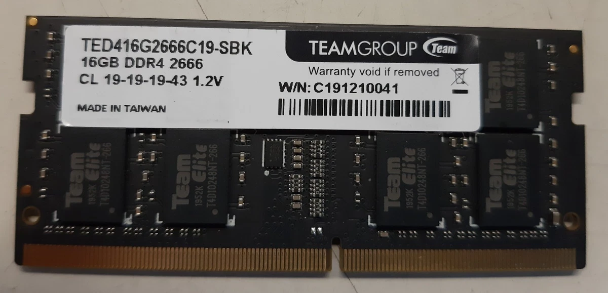 Preços baixos em Team Group PC4-21300 (DDR4-2666) velocidade de