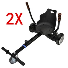 2x Attachment Kart Go Kart Seat Holder for 6.5" 8" 10" Two wheel balance Scooter