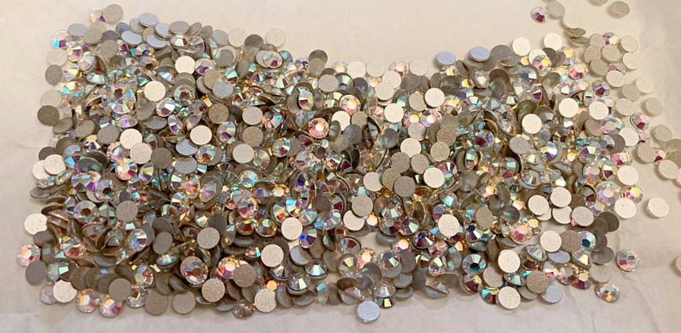 Cristal de estrás trasero plano Swarovski 2028 XILION ROSE ELIGE color y cantidad Foto 2 de 4