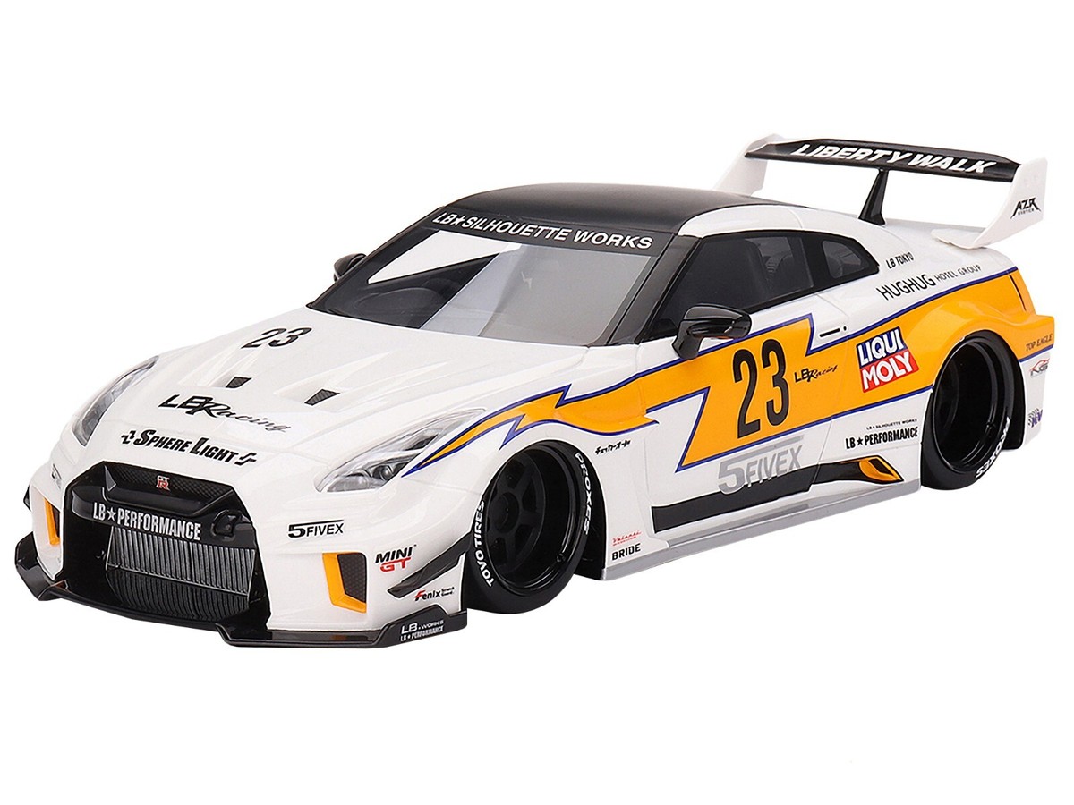 NISSAN LB-SILHOUETTE WORKS GT 35GT-RR VER.1 RHD #23 1/18 BY TOP