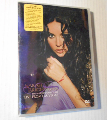 Sarah Brightman Live From Las Vegas The Harem World Tour 2 DVD New Factory Seal