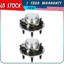 2 X Front Wheel Bearing Hub Assembly For Chevrolet Silverado 1500 2014-2018 2WD