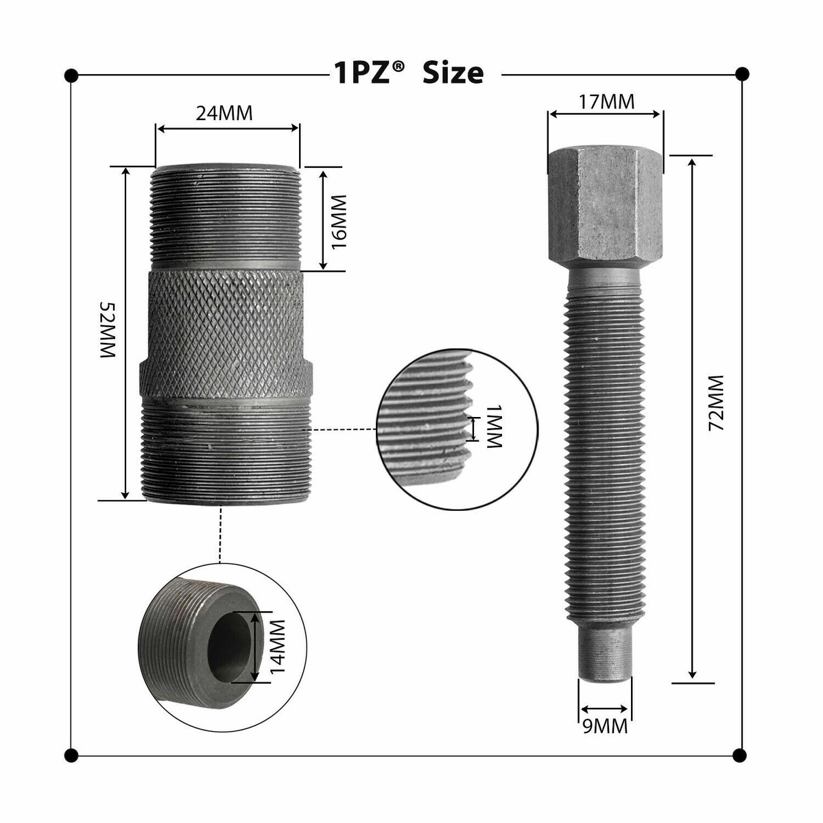 27mm PULLER REMOVES FLYWHEEL MAGNETO EQU for YAMAHA YM-01189 90890
